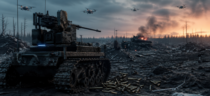 робототехника в обороне военные роботы дроны автономные системы будущего