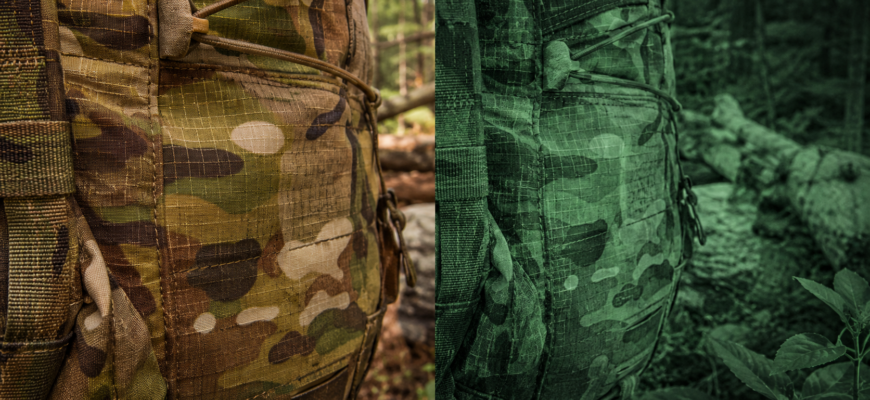 Ткань с ИК-ремиссией Cordura 500D IRR камуфляж Multicam с DWR-покрытием