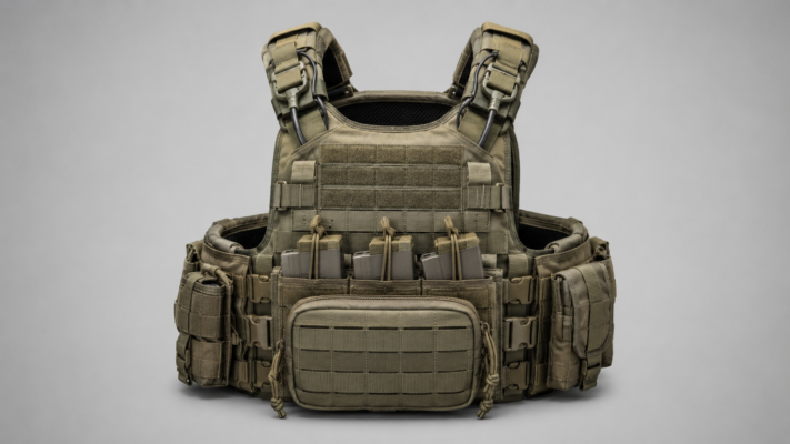 Плитник-разгрузка с MOLLE, подсумками и карманами под бронеплиты для выбора тактической системы